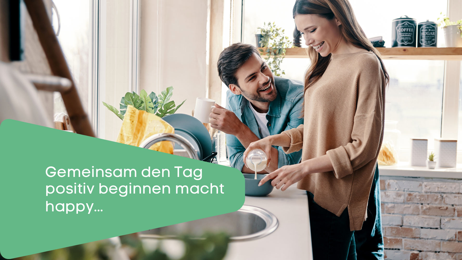 Gemeinsam den Tag positiv beginnen macht happy