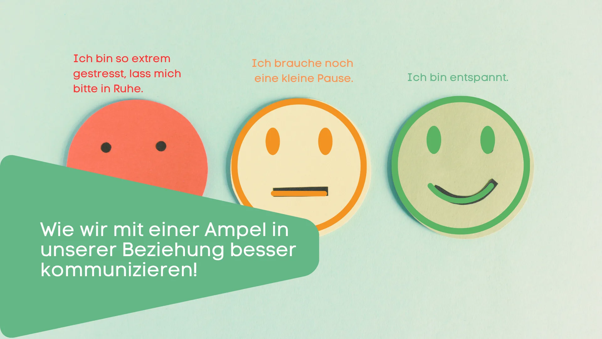 Ampel Methode in der Beziehung